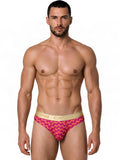 CandyMan 99926 Men's Underwear Printed Briefs Color Printed Pink