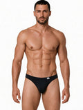CandyMan 99928 Men's Underwear Bikini Sleek Low Rise Brief Color Black