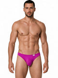 CandyMan 99928 Men's Underwear Bikini Sleek Low Rise Brief Color Magenta