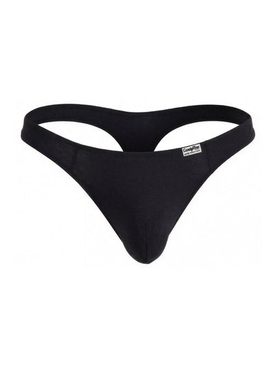 CandyMan 99930 Men's Underwear Sleek Low Rise Thong Color Black