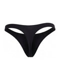 CandyMan 99930 Men's Underwear Sleek Low Rise Thong Color Black