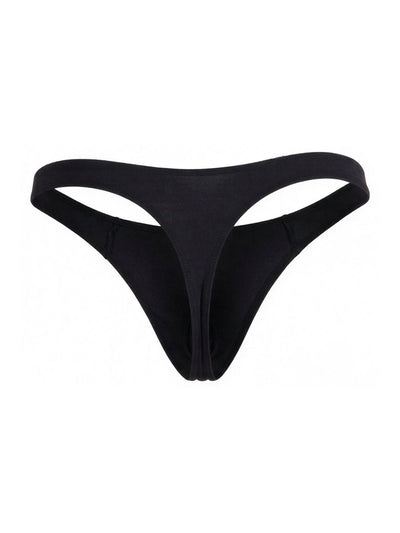 CandyMan 99930 Men's Underwear Sleek Low Rise Thong Color Black