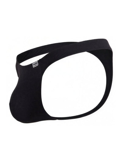 CandyMan 99930 Men's Underwear Sleek Low Rise Thong Color Black