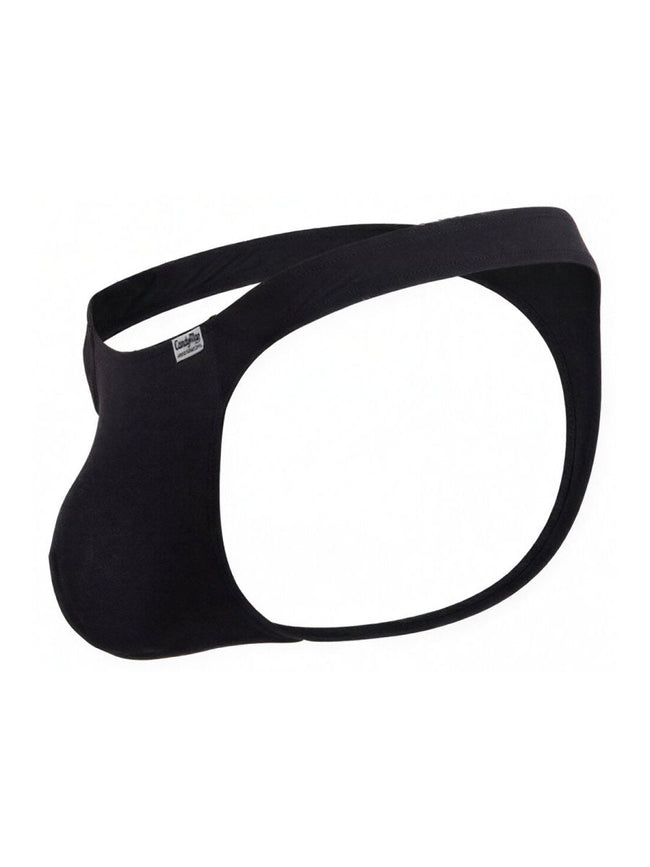 CandyMan 99930 Men's Underwear Sleek Low Rise Thong Color Black