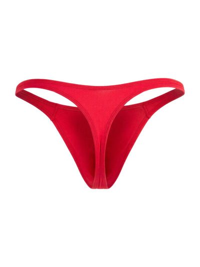 CandyMan 99930 Men's Underwear Sleek Low Rise Thong Color Red