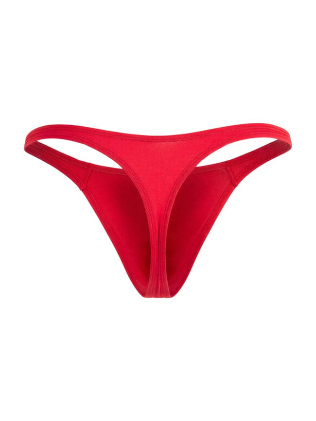 CandyMan 99930 Men's Underwear Sleek Low Rise Thong Color Red