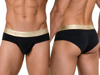 CandyMan 99932 Men's Underwear Sleek Contour Briefs Color Black