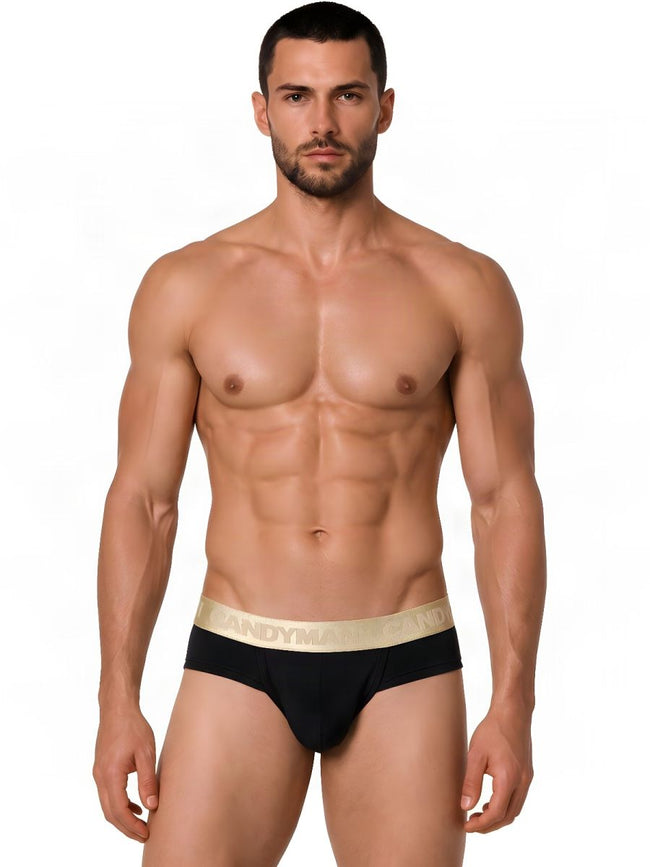 CandyMan 99932 Men's Underwear Sleek Contour Briefs Color Black