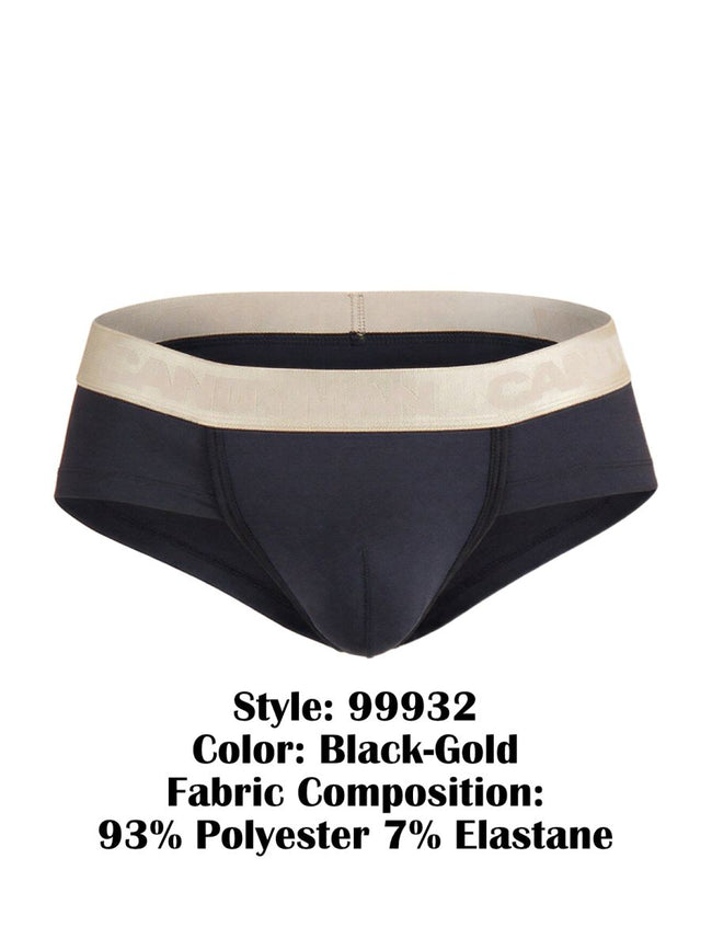 CandyMan 99932 Men's Underwear Sleek Contour Briefs Color Black