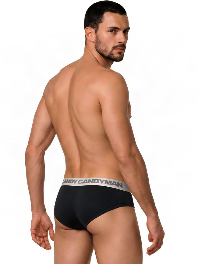 CandyMan 99932 Men's Underwear Sleek Contour Briefs Color Black