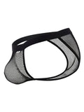 CandyMan 99933 Men's Underwear Seductive Mesh Bikini Color Black Mesh