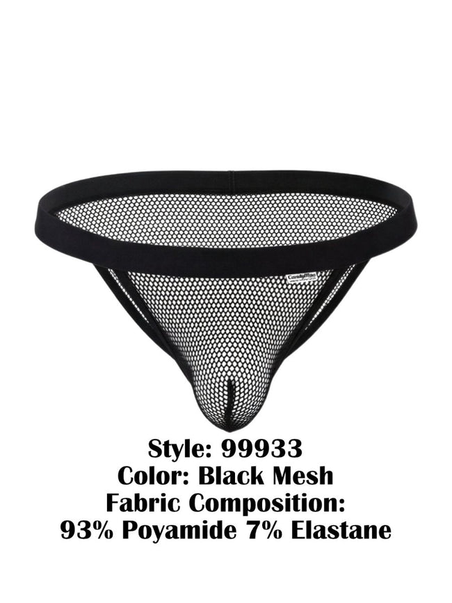 CandyMan 99933 Bikini Color Black Mesh