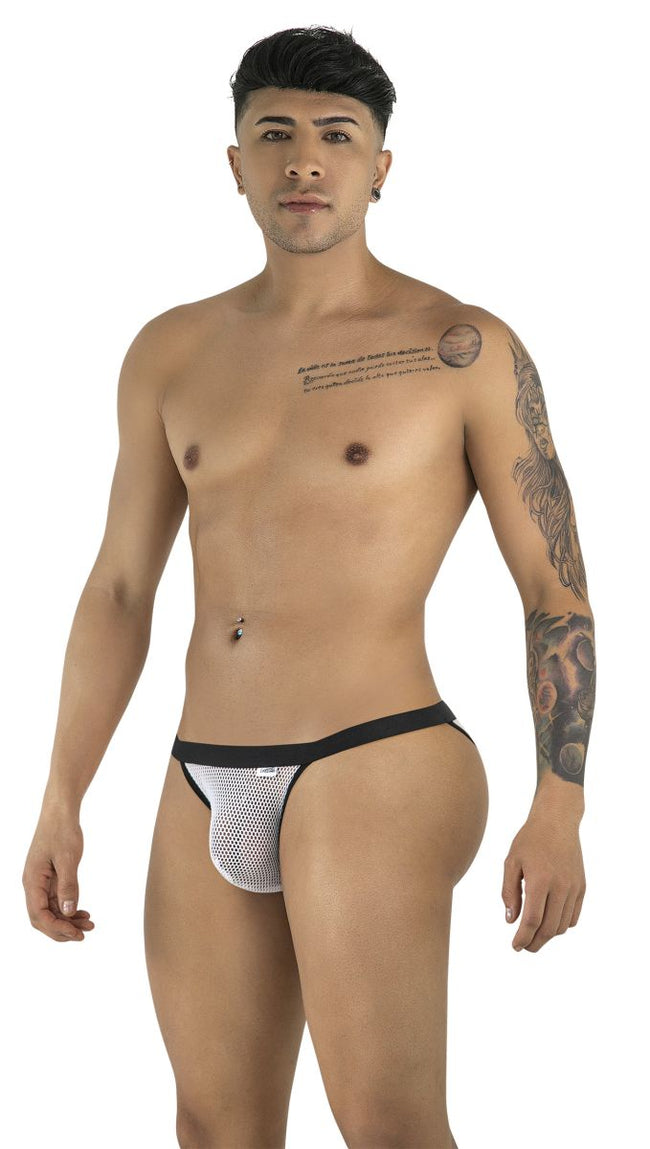 CandyMan 99933 Bikini Color White Mesh