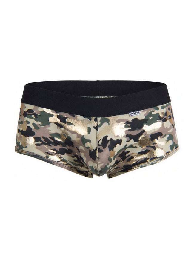 CandyMan 99937 Men's Underwear Supportive Contour Pouch Low Rise Trunks Color Camo