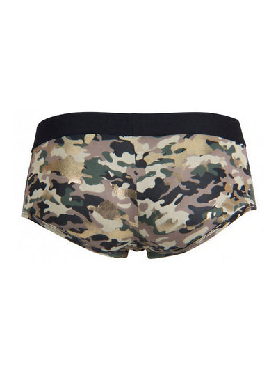 CandyMan 99937 Men's Underwear Supportive Contour Pouch Low Rise Trunks Color Camo
