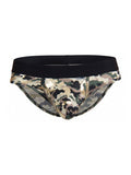 CandyMan 99938 Men's Underwear Contoured Support Low Rise Briefs Color Camo