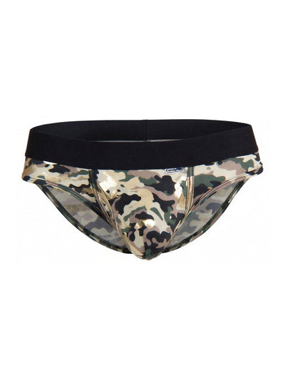 CandyMan 99938 Men's Underwear Contoured Support Low Rise Briefs Color Camo