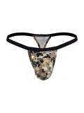 CandyMan 99939 Men's Underwear Minimalist Low Rise Micro Thong Color Camo