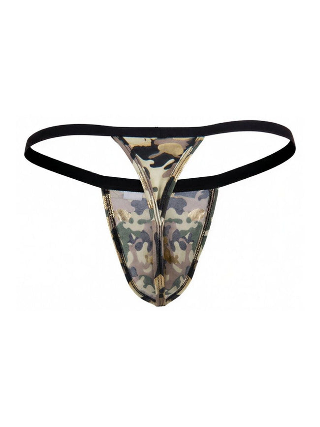 CandyMan 99939 Men's Underwear Minimalist Low Rise Micro Thong Color Camo