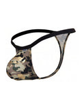 CandyMan 99939 Men's Underwear Minimalist Low Rise Micro Thong Color Camo