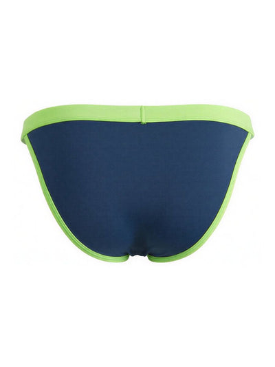 CandyMan 99941 Men's Underwear Bikini Athletic Low Rise Brief Color Navy