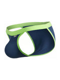 CandyMan 99941 Men's Underwear Bikini Athletic Low Rise Brief Color Navy