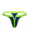 CandyMan 99942 Men's Underwear Sporty Athletic Thong Color Navy
