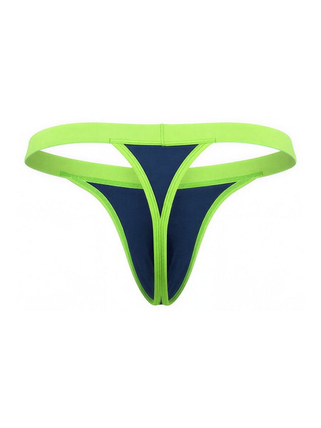 CandyMan 99942 Men's Underwear Sporty Athletic Thong Color Navy
