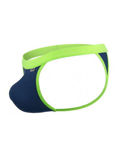 CandyMan 99942 Men's Underwear Sporty Athletic Thong Color Navy