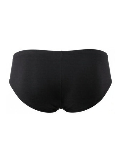 CandyMan 99943 Men's Underwear Sleek Low Rise Trunks Color Black