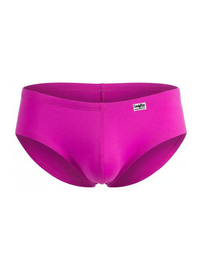 CandyMan 99943 Men's Underwear Sleek Low Rise Trunks Color Magenta