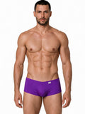 CandyMan 99943 Men's Underwear Sleek Low Rise Trunks Color Orchid