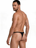 CandyMan 99948 Men's Underwear Sleek Minimalist Thongs Color Black