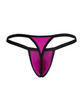 CandyMan 99948 Men's Underwear Sleek Minimalist Thongs Color Magenta