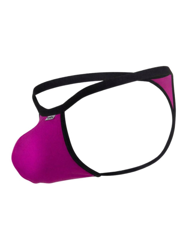 CandyMan 99948 Men's Underwear Sleek Minimalist Thongs Color Magenta
