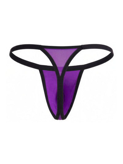 CandyMan 99948 Men's Underwear Sleek Minimalist Thongs Color Orchid