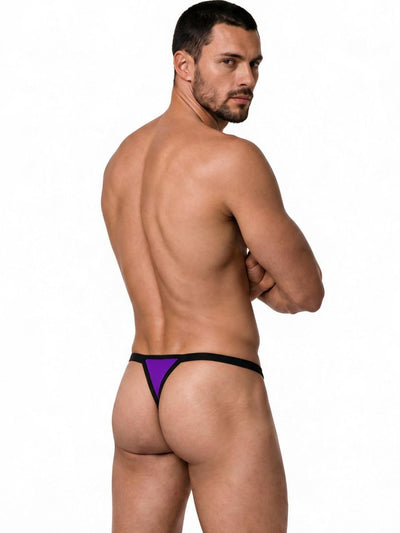 CandyMan 99948 Men's Underwear Sleek Minimalist Thongs Color Orchid