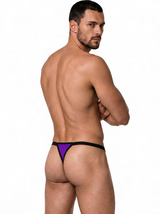 CandyMan 99948 Men's Underwear Sleek Minimalist Thongs Color Orchid