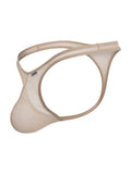 CandyMan 99954 Men's Underwear Sheer Mesh Thongs Color Beige Mesh