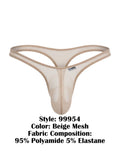 CandyMan 99954 Thongs Color Beige Mesh