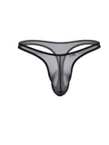 CandyMan 99954 Men's Underwear Sheer Mesh Thongs Color Black Mesh