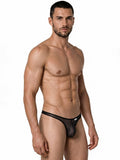 CandyMan 99954 Men's Underwear Sheer Mesh Thongs Color Black Mesh