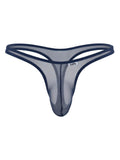 CandyMan 99954 Men's Underwear Sheer Mesh Thongs Color Navy Mesh