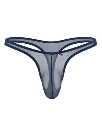 CandyMan 99954 Men's Underwear Sheer Mesh Thongs Color Navy Mesh