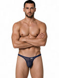 CandyMan 99954 Men's Underwear Sheer Mesh Thongs Color Navy Mesh