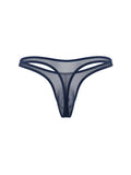 CandyMan 99954 Men's Underwear Sheer Mesh Thongs Color Navy Mesh