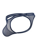 CandyMan 99954 Men's Underwear Sheer Mesh Thongs Color Navy Mesh