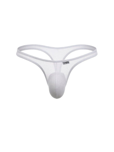 CandyMan 99954 Men's Underwear Sheer Mesh Thongs Color White Mesh