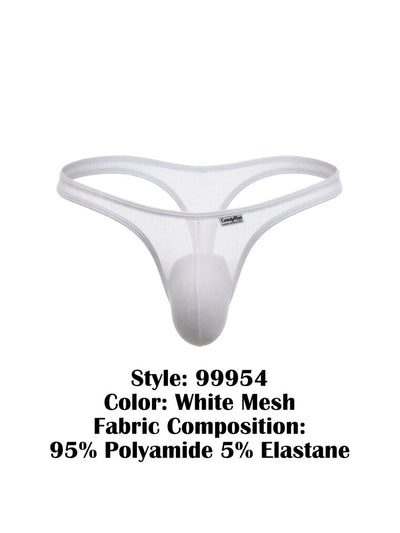 CandyMan 99954 Thongs Color White Mesh