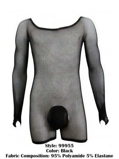 CandyMan 99955 Bodysuit Color Black